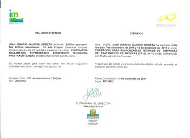 certificado